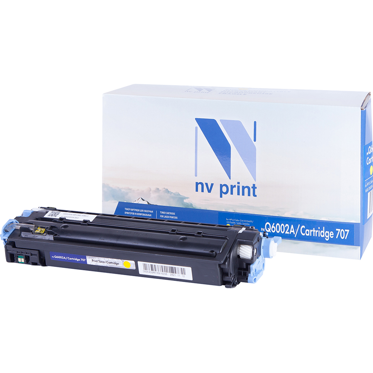 Картридж NVP совместимый NV-Q6002A/NV-707 Yellow