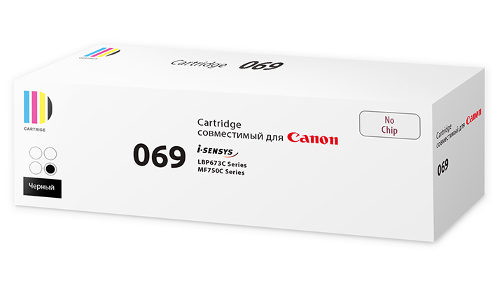 Картридж 069 (5094C002) для Canon, черный (без чипа) 2,1K