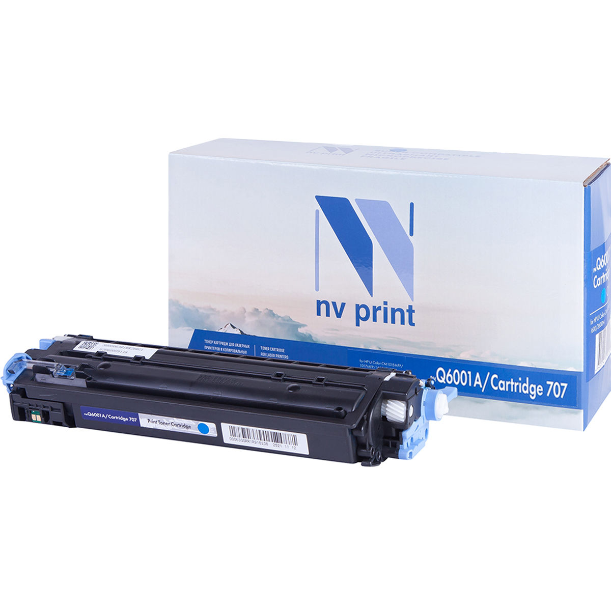 Картридж NVP совместимый NV-Q6001A/NV-707 Cyan