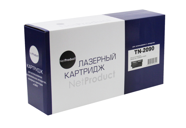 Тонер-картридж NetProduct (N-TN-2090) для Brother HL-2132R/DCP-7057R, 1,2K