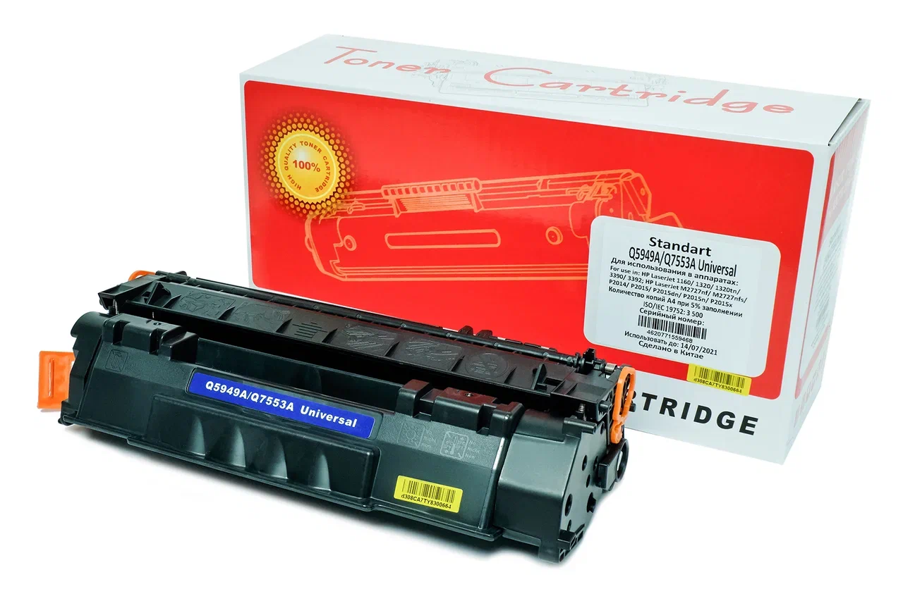 Картридж Standart Q5949A (49A)/ Q7553A (53A) universal для HP совместимый