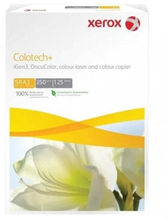 Бумага XEROX Colotech Plus без покрытия170CIE, 350г, SR A3 (450x320мм), 125л. Грузить кратно 5 шт.