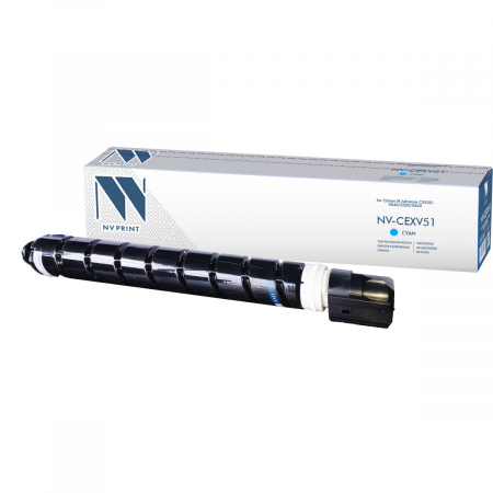 Тонер-картридж NVP совместимый NV-C-EXV51 Cyan