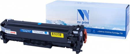 Картридж NVP совместимый NV-CE411A/CC531A/NV-718 Cyan универсальные для HP/Canon Color LaserJet 300 MFP M375nw/ 400 MFP M475dn/ 400 MFP M475dw/ 300 M351a/ 400 M451dn/ 400 M451dw/ 400 M451nw/ CP2024/ CP2024n/ CP2024dn/ CP2025/ CP2025n/ CP2025dn/ CP2026/ CP