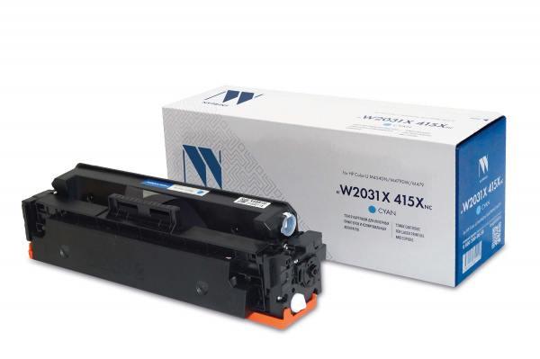 Картридж NVP совместимый NV-W2031X 415X Cyan (БЕЗ ЧИПА) (БЕЗ ГАРАНТИИ)