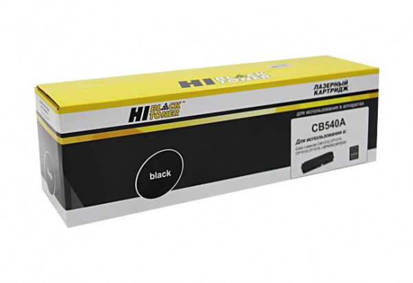 Картридж Hi-Black (HB-CB540A) для HP CLJ CM1300/CM1312/CP1210/CP1215, Bk, 2,2K