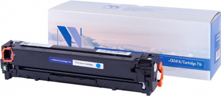 Картридж NVP совместимый NV-CB541A/NV-716 Cyan универсальные для HP/Canon Color LaserJet CP1215/ CP1515n/ CM1312/ CM1312nfi/ i-SENSYS LBP-5050/ MF8030C/ MF8050C/ 8080C (1400k) [new]