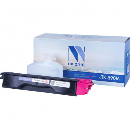 Картридж NVP совместимый NV-TK-590 Magenta для Kyocera FS-C5250DN/ C2026MFP/ C2026MFP+/ C2126MFP/ C2126MFP+/ C2526MFP/ C2626MFP/ Ecosys P6026cdn (5000k) [new]