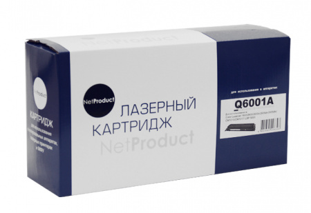 Картридж NetProduct (N-Q6001A) для HP CLJ 1600/2600/2605, Восстановленный, C, 2K