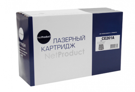 Картридж NetProduct (N-CE261A) для HP CLJ CP4025/4525, Восстановленный, C, 11K
