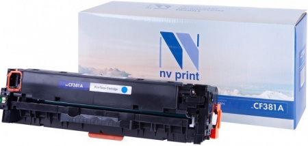 Картридж NVP совместимый NV-CB381A Cyan для HP Color LaserJet CM6030/ CM6030f/ CM6040/ CM6040f/ CP6015dn/ CP6015n/ CP6015xh (21000k) [reman]