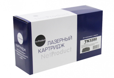 Тонер-картридж NetProduct (N-TN-3280) для Brother HL-5340/5350/5370/5380/DCP-8070D, 8K