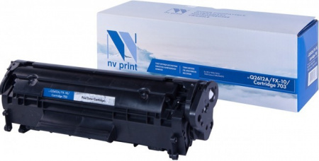 Картридж NVP совместимый NV-Q2612A/NV-FX-10/703 универсальные для HP/Canon LaserJet 3015/ 3030/ 1012/ 1010/ 1015/ 3020/ 1020/ 1022/ 1022N/ 1022NW/ 1018/ 3050/ 3052/ 3055/ 1018/ 3050Z/ Fax L95/ i-Sensys L100/ L120/ L140/ L160/ MF4150/ 4690/ MF 4010/ 4018/