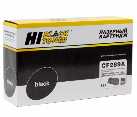 Картридж Hi-Black (HB-CF289A) для HP LaserJet Enterprise M507dn/M507x/Flow M528z/MFP, 5K (с чипом)