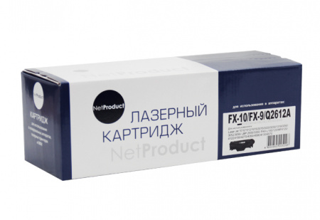 Картридж NetProduct (N-FX-10/9/Q2612A) для Canon i-Sensys MF4018/4120/4140/4150/4270, 2K