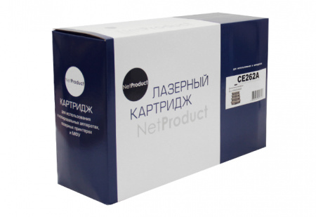 Картридж NetProduct (N-CE262A) для HP CLJ CP4025/4525, Восстановленный, Y, 11K