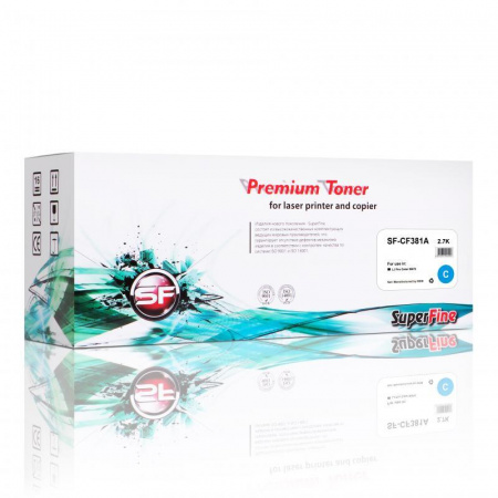 Картридж HP CF381A LJ Pro Color M476 2.7K Cyan SuperFine