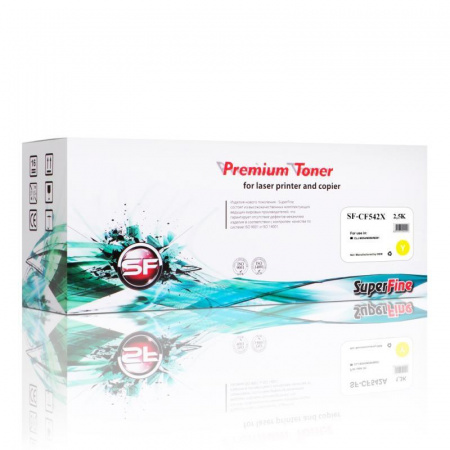 Картридж HP CF542X О.П. CLJ M254/M280/M281 2.5K Yellow SuperFine