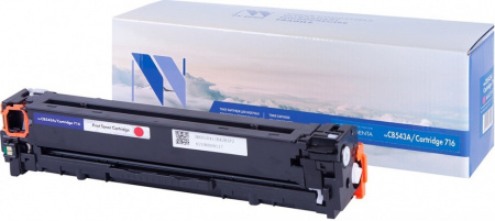 Картридж NVP совместимый NV-CB543A/NV-716 Magenta универсальные для HP/Canon Color LaserJet CP1215/ CP1515n/ CM1312/ CM1312nfi/ i-SENSYS LBP-5050/ MF8030C/ MF8050C/ 8080C (1400k) [new]