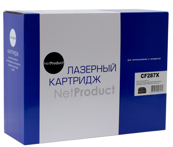 Картридж NetProduct (N-CF287X) для HP LJ M501dn/M506dn/M506x/M527dn/M527f/M527c, 18K