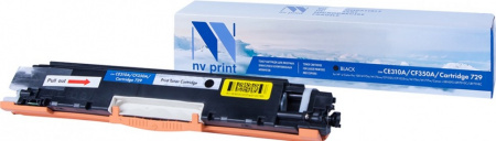 Картридж NVP совместимый NV-CE310A/CF350A/NV-729 Black универсальные для HP/Canon Color LaserJet CP1025/ CP1025nw/ M275/ CP1025/ CP1025nw/ 100 M175a/ 100 M175nw/ M176n/ M177fw/ i-Sensys LBP 7010/ 7010C/ 7018/ 7018C (1300k) [reman]